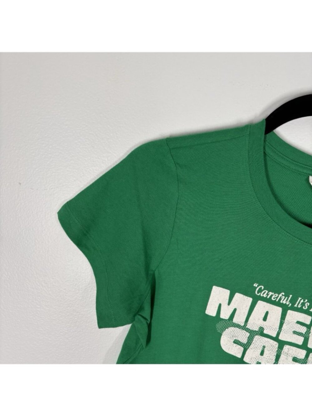 Maeve Anthropologie Sz XS Green Short Sleeve Evelyn Perfect Cotton T-Shirt NWOT - Picture 6 of 10